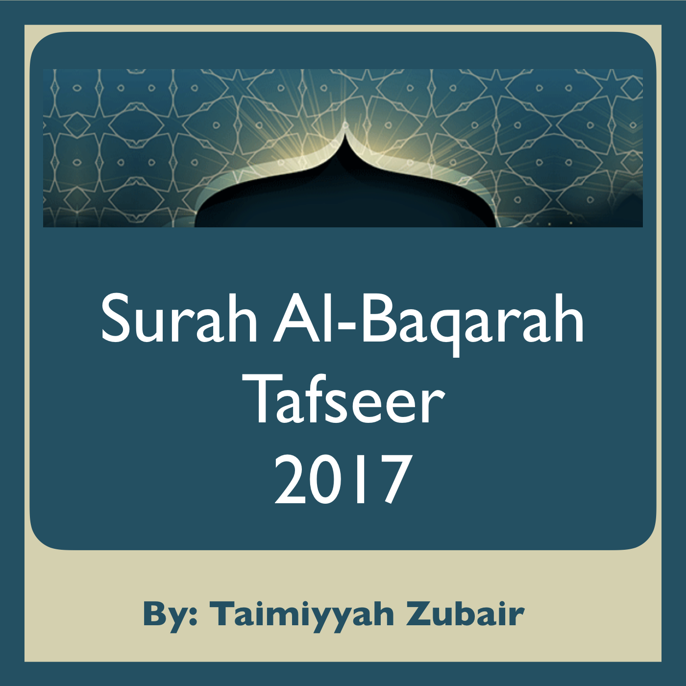 Surah al-Baqarah Podcast - Listen, Reviews, Charts - Chartable